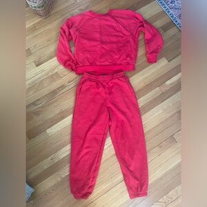 Gap Red Sweatsuit